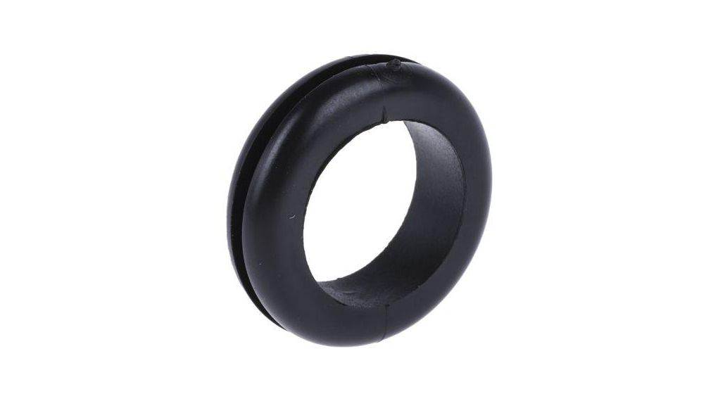 Cable Grommet, 16mm, Black